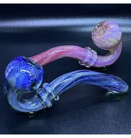 Smokerz Glass SMKZ           6" Frit Sherlock Pipe              R117