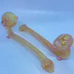 Smokerz Glass SMKZ 11" Gold Silver Fume Sherlock PR52