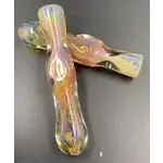 Smokerz Glass SMKZ             Gold Fume Dot Chillum           B170