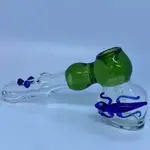 Smokerz Glass SMKZ    7" Insect Logo Hammer Bubbler   B144