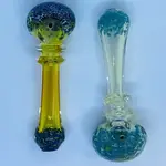 Smokerz Glass SMKZ         4" Head Mouth Frit Double Rim       Y221