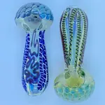 Smokerz Glass SMKZ       4" Heavy Net Slyme Lines HoneyComb Head       C172