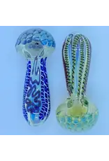 Smokerz Glass SMKZ       4" Heavy Net Slyme Lines HoneyComb Head       C172