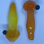 Smokerz Glass SMKZ         4" Light Silver Yellow Fume     Y228