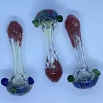 Smokerz Glass SMKZ        4" Slim Frit Mouth Head Design          SR09