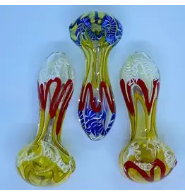 Smokerz Glass SMKZ                      4" Slim Net Color Lines            C132