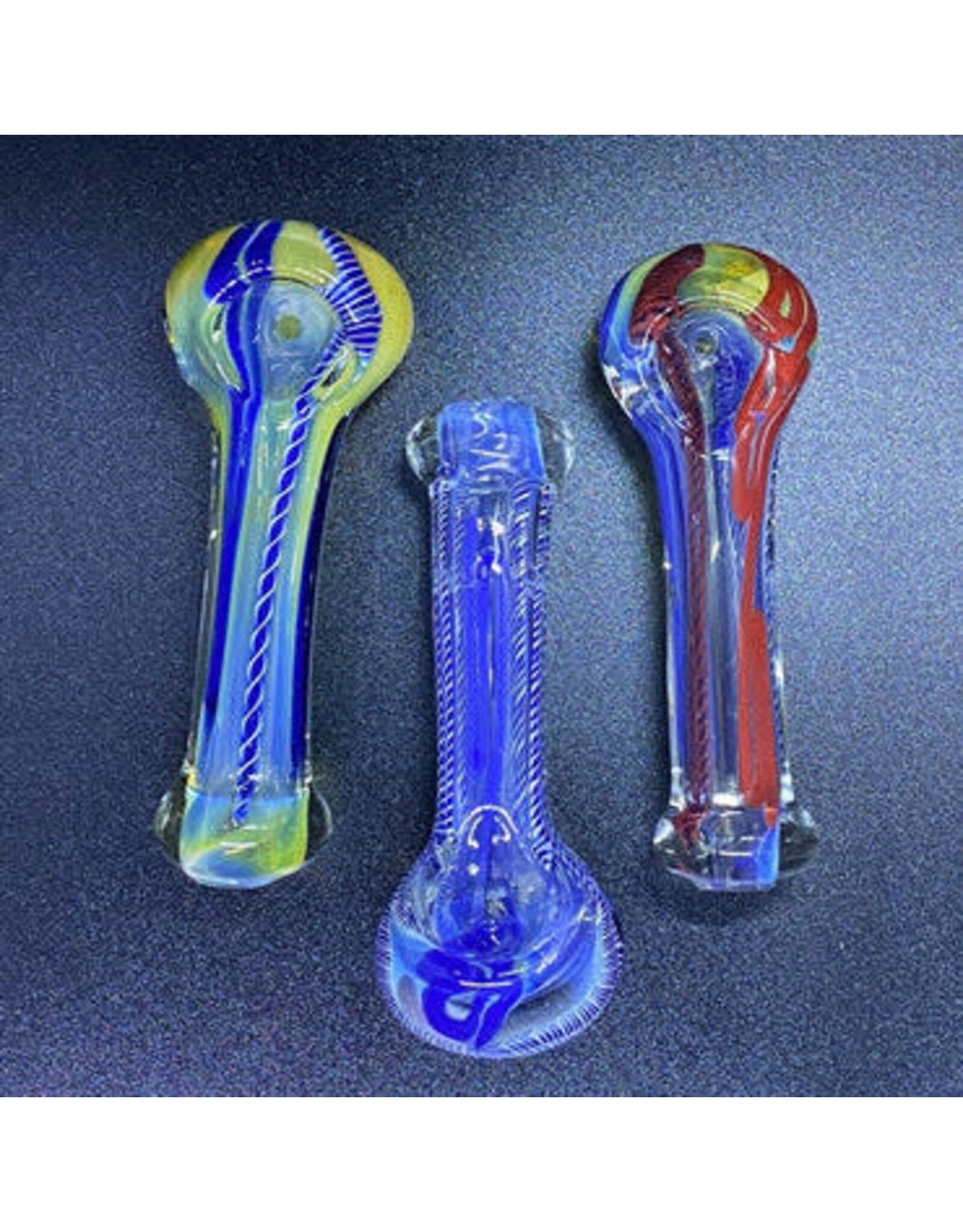 Smokerz Glass SMKZ            4" Twist Color Lines        SR04