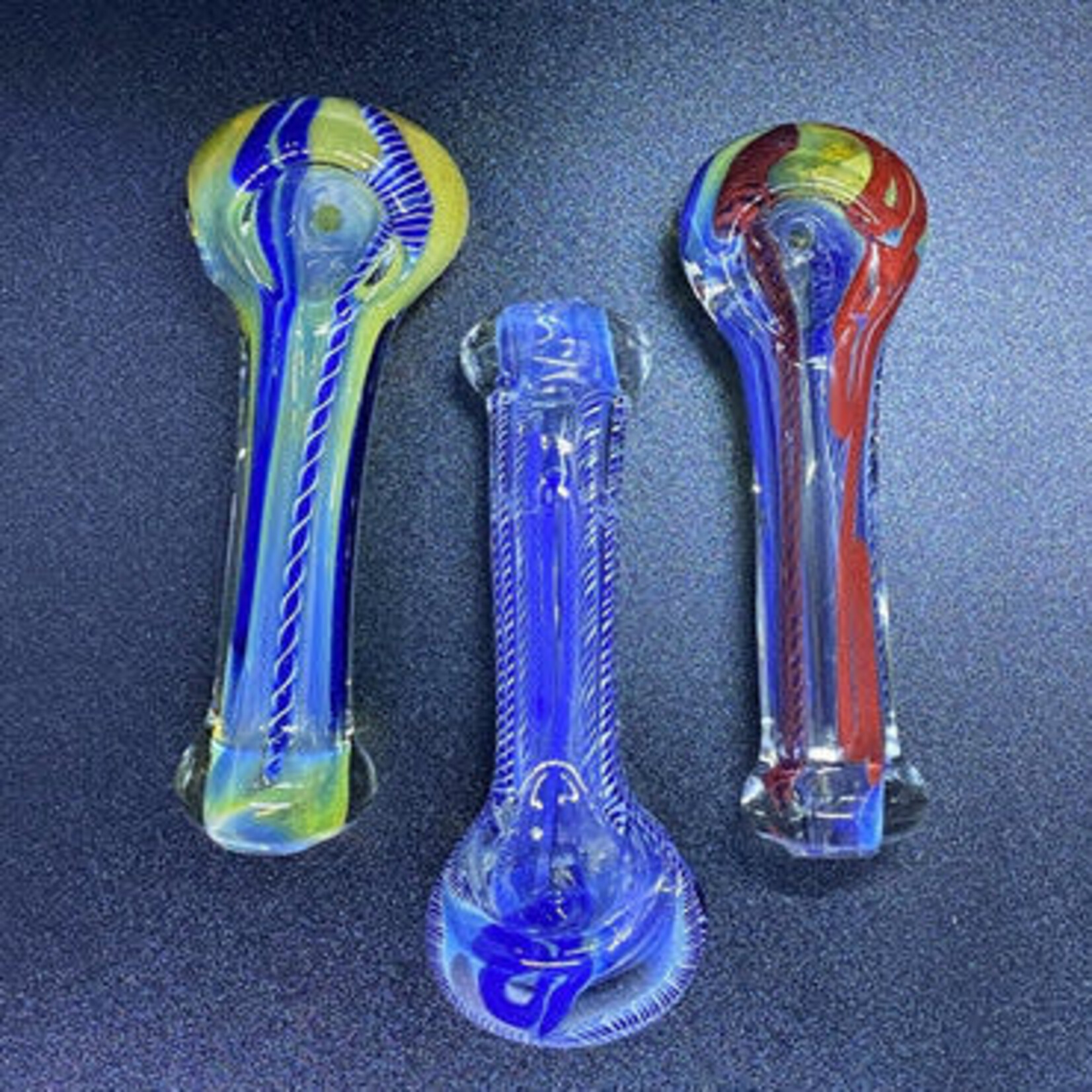 Smokerz Glass SMKZ            4" Twist Color Lines        SR04