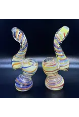 Smokerz Glass SMKZ         4" Spiral Color X Mini Bubbler    NP63
