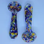 Smokerz Glass 4" Confetti Frit Spoon