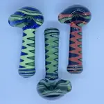 Smokerz Glass SMKZ            4.5" Premium American Tube Zig Zag        SR12