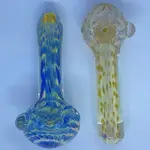 Smokerz Glass 4.5" Silver Fume Color Dots