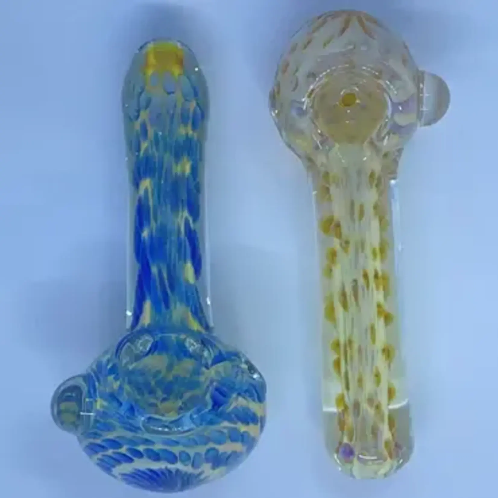 Smokerz Glass 4.5" Silver Fume Color Dots