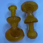 Smokerz Glass SMKZ           4.5" Yellow Mushroom Belly         R139