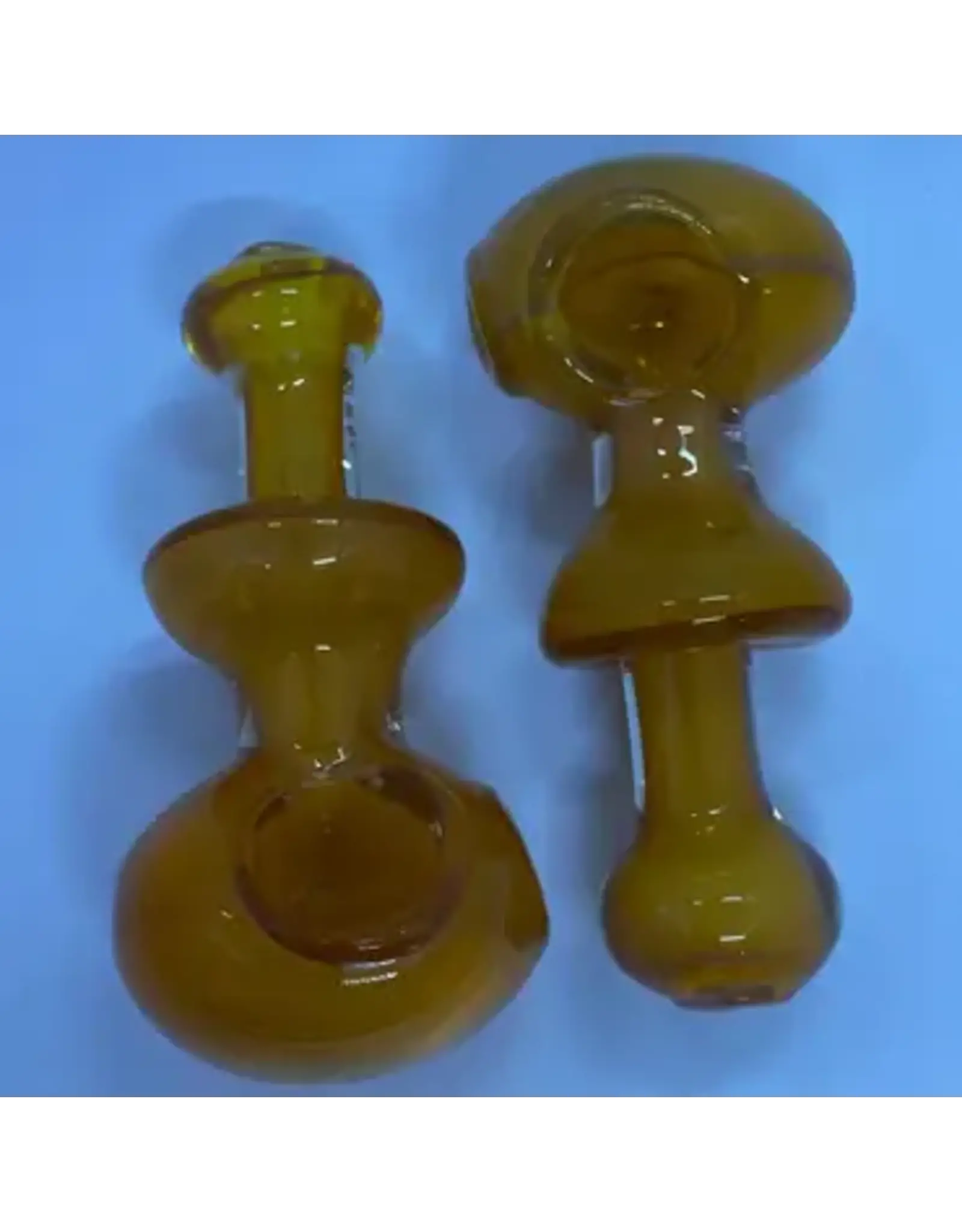 Smokerz Glass SMKZ           4.5" Yellow Mushroom Belly         R139