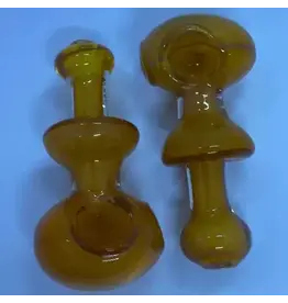 Smokerz Glass SMKZ           4.5" Yellow Mushroom Belly         R139