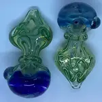 Smokerz Glass SMKZ        5" Flat Body Dye Head            Y244
