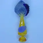 Smokerz Glass SMKZ       5" Frit Head Leaf Head Belly          S098