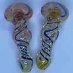 Smokerz Glass SMKZ        5" Fumed Ball Swirl Lines     GA07