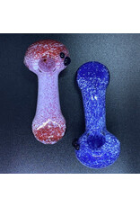 Smokerz Glass SMKZ      5" White and Color Frit Flat Mouth     Y213