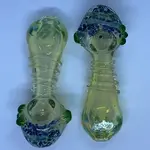 Smokerz Glass SMKZ    5"Frit Cone Head Ring Rim Belly         R141