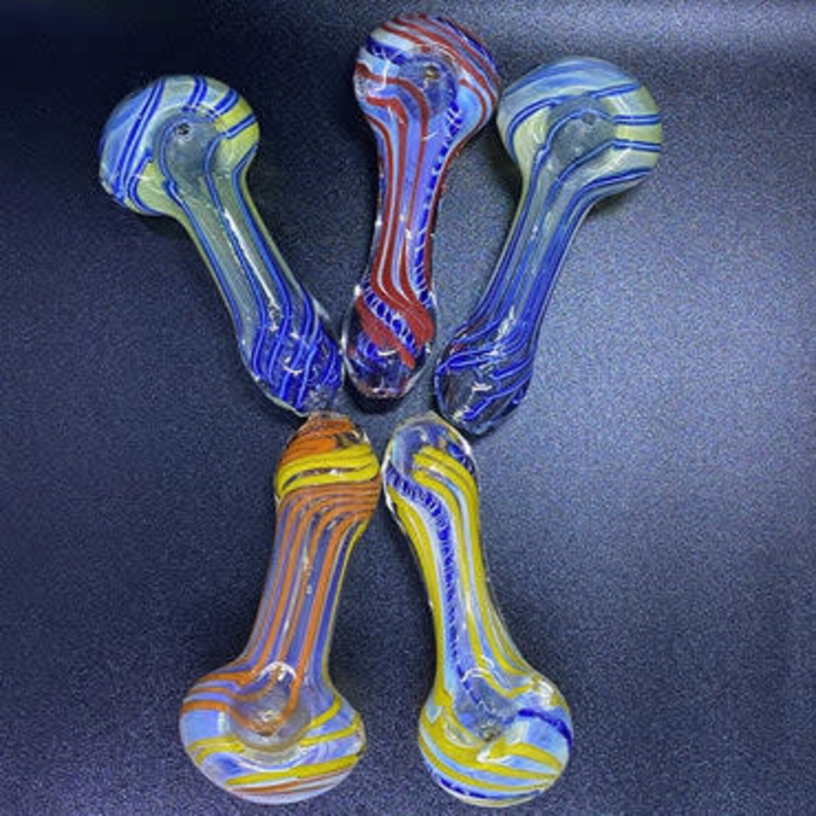 Smokerz Glass SMKZ         3" Assorted Color Line      SR03