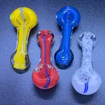 Smokerz Glass SMKZ           3" Line Frit Spoon            NP32