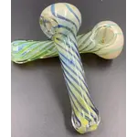 Smokerz Glass SMKZ              4" Spiral Lines Spoon       B178