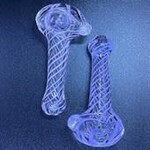 Smokerz Glass SMKZ       4" Clear Tube Neon Color Line    R126