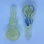 Smokerz Glass SMKZ         3.5" Color Line Ball Silver Fume      PR12