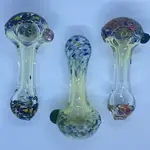 Smokerz Glass SMKZ        4.5" Confetti Frit Head Mouth         SR14