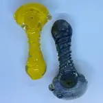 Smokerz Glass 3.5" Heavy Frit Spiral Design Marble Head