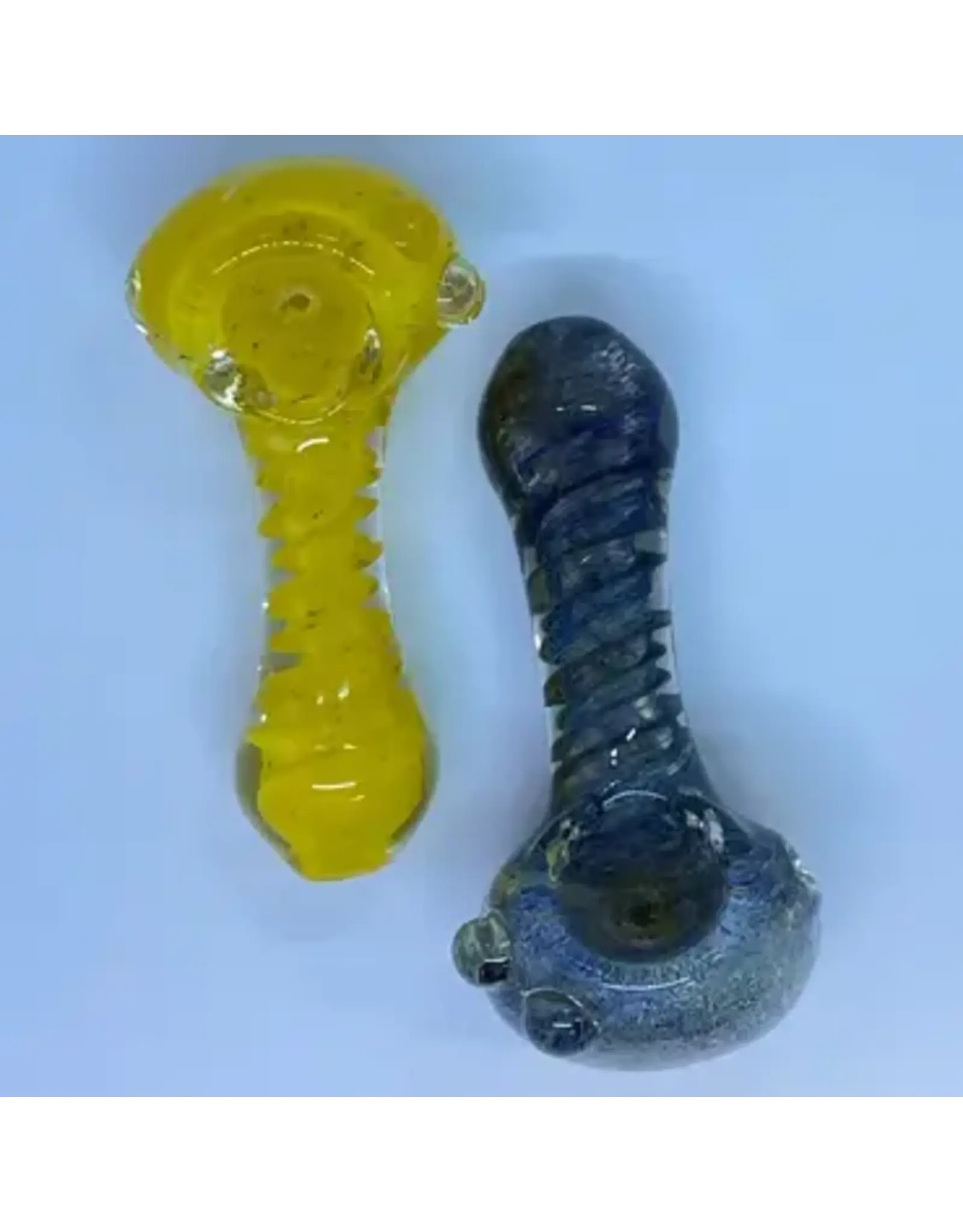 Smokerz Glass 3.5" Heavy Frit Spiral Design Marble Head