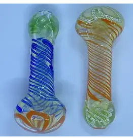 Smokerz Glass 3.5" Heavy Swirl Color Lines