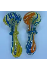 Smokerz Glass 3.5" Rim Color Line Swirl	Title: NP45