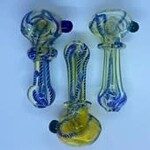 Smokerz Glass SMKZ          3.5" Rim Net Line Marble        SR27