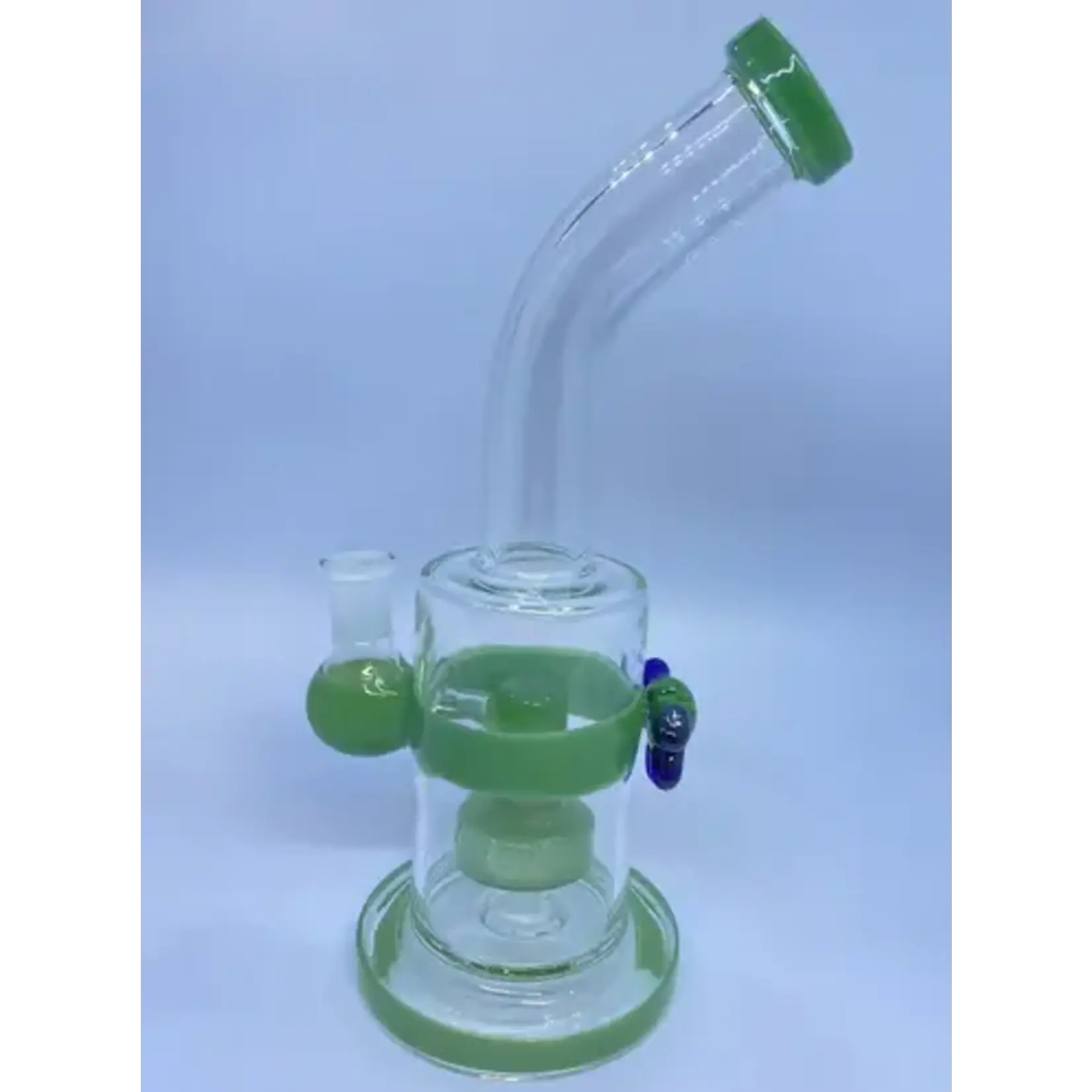 Smokerz Glass SMKZ                  10" Tire Perc Marble Milli Water Pipe    WP27