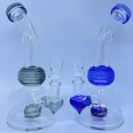 Smokerz Glass SMKZ          8.5" Groove Design Tire Perc Water Pipe           WP79
