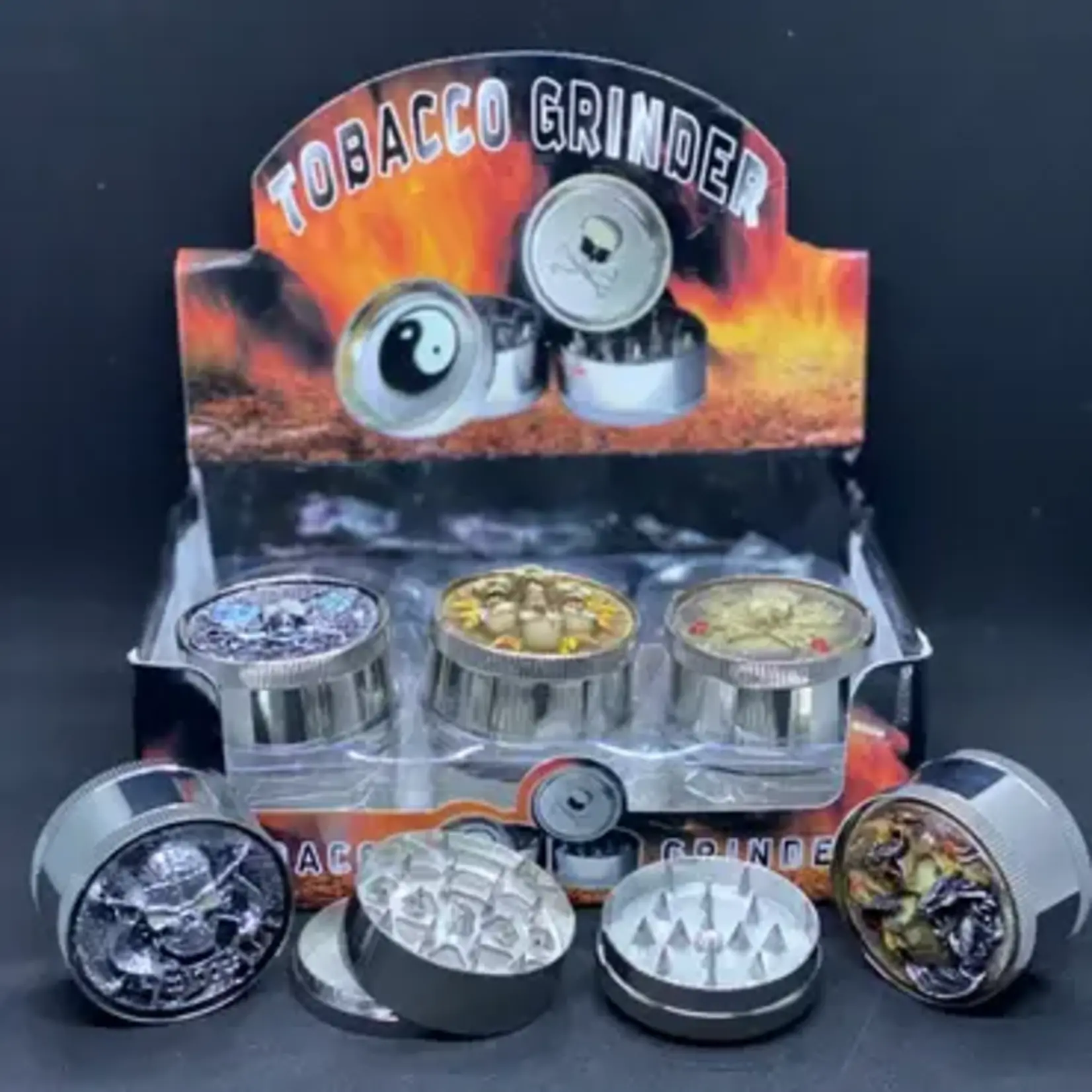 Smokerz Glass SMKZ Spooky Stone Design 3 Part Grinder