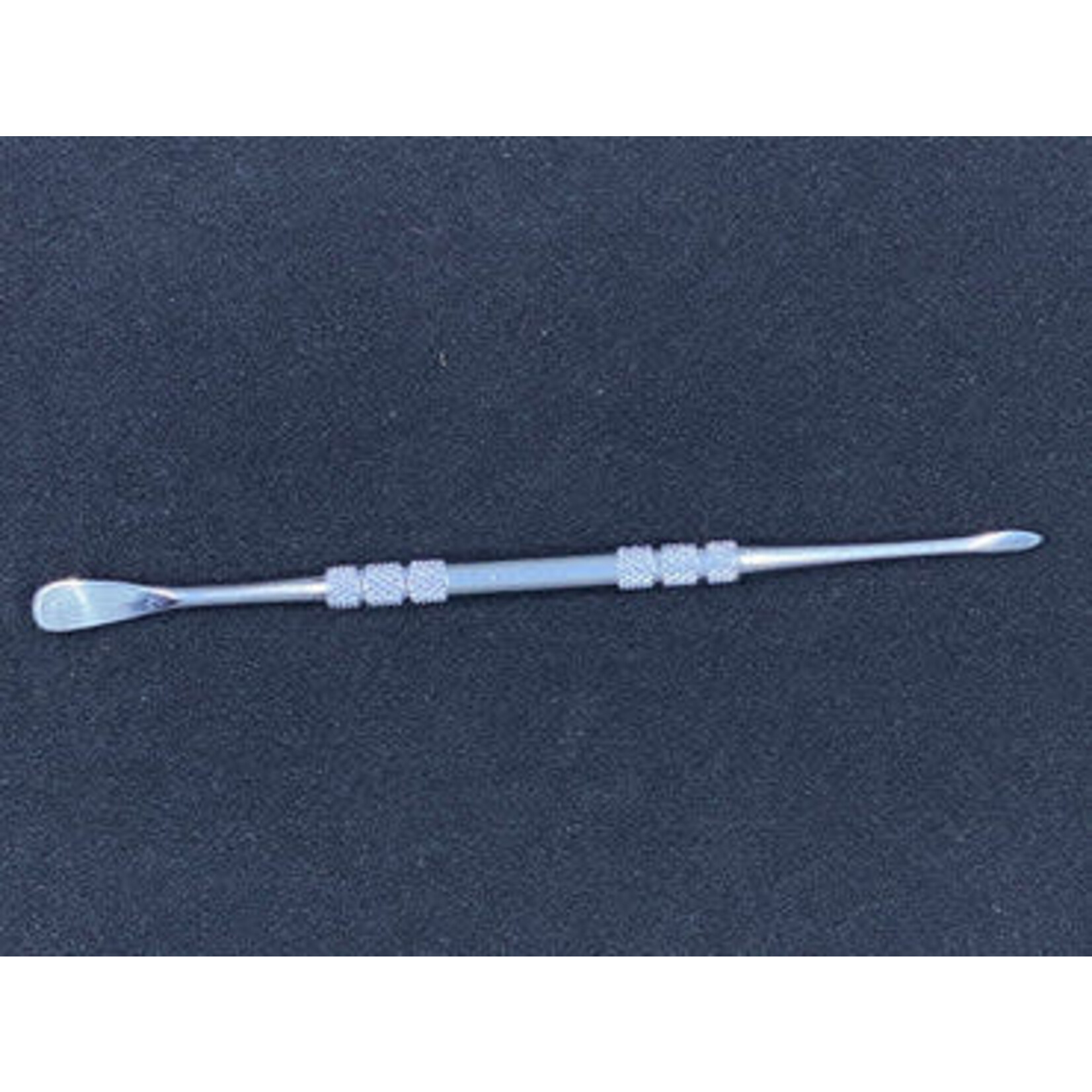 Smokerz Glass SMKZ 4" Plain Silver Metal Tool              T021