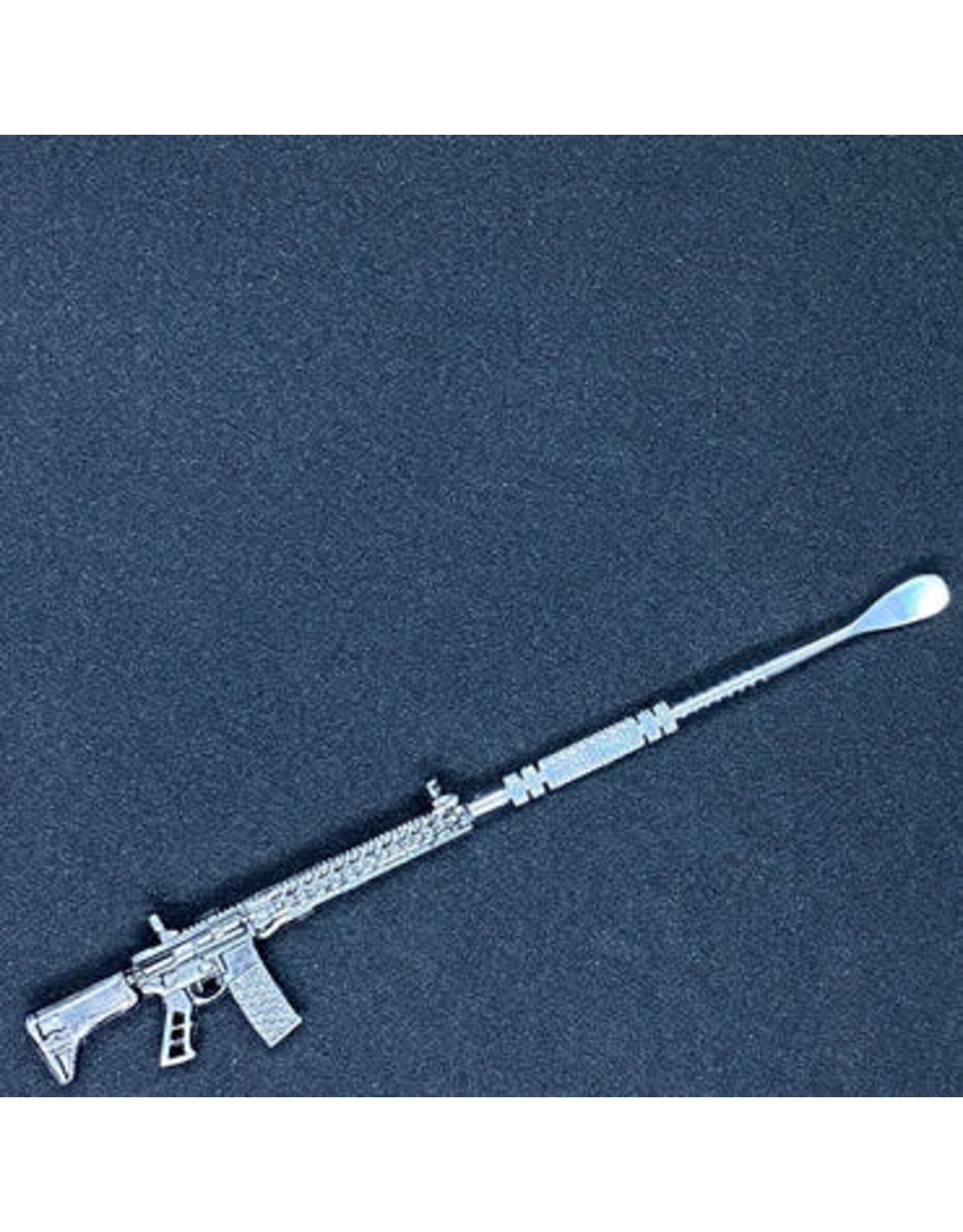 Smokerz Glass Assault Rifle M16 Metal Dab Tool 5"