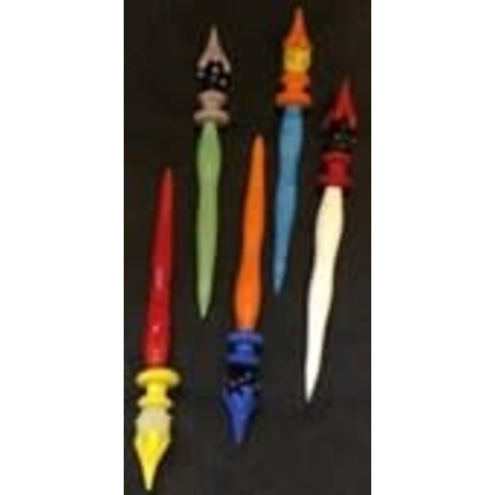 Smokerz Glass Colorful Pointy Glass Tool