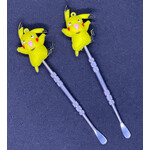 Smokerz Glass SMKZ                Yellow Character Metal Tool               A093