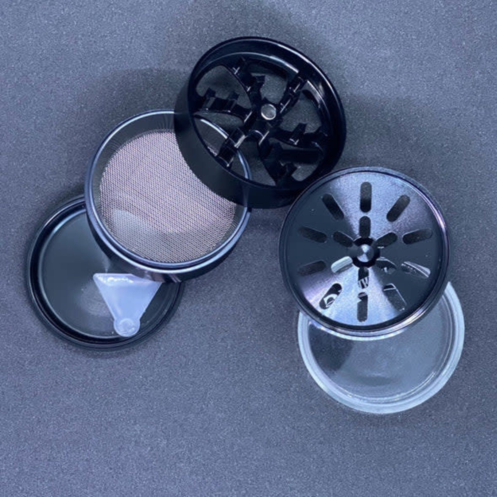 Smokerz Glass SMKZ               Large 5 Part Grinder With Acrylic Storage Top                  G054