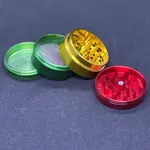 Smokerz Glass SMKZ                   Medium 4 Part Rasta Grinder            G100