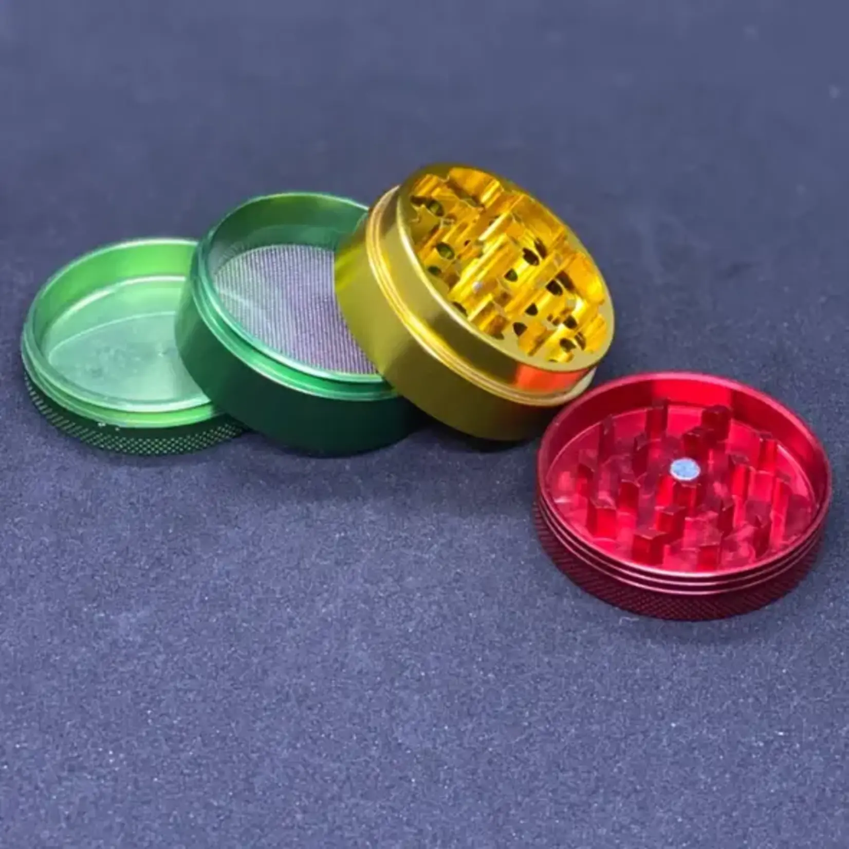 Smokerz Glass SMKZ                   Medium 4 Part Rasta Grinder            G100