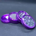 Smokerz Glass SMKZ                  Large Acrylic & Metal Lid 4 Part Grinder                    G109