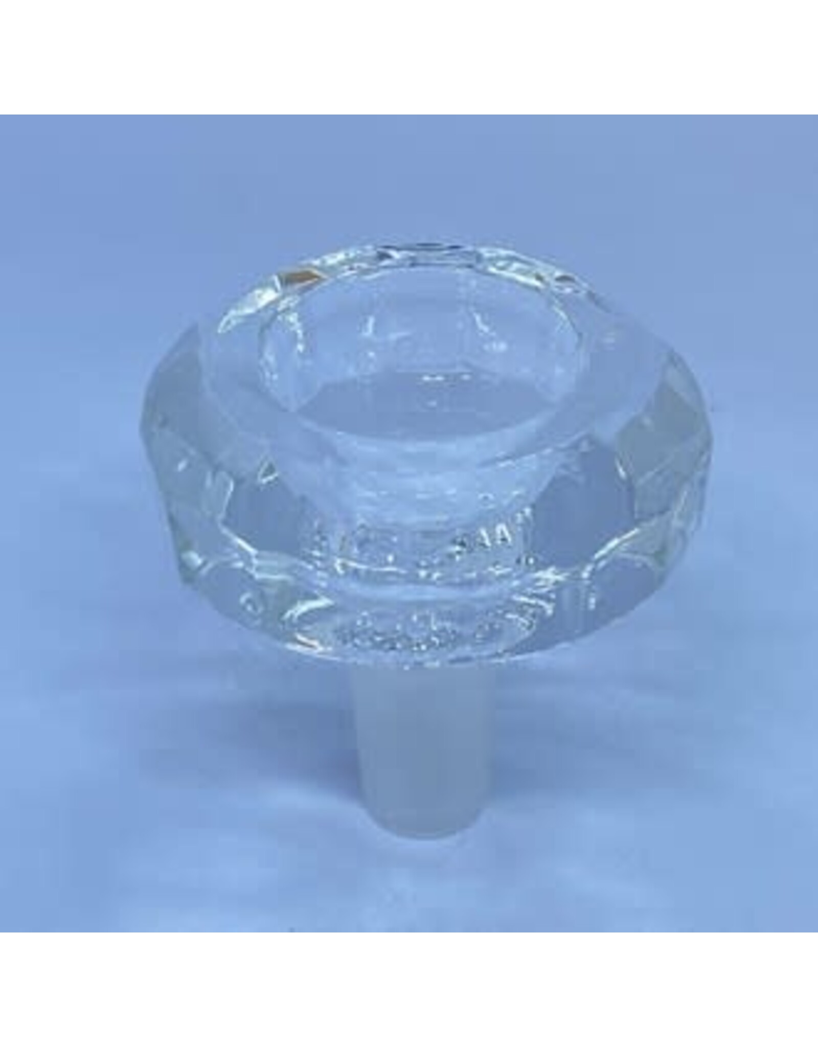 Smokerz Glass SMKZ              14mm Clear Diamond Cut Large Bowl    A009