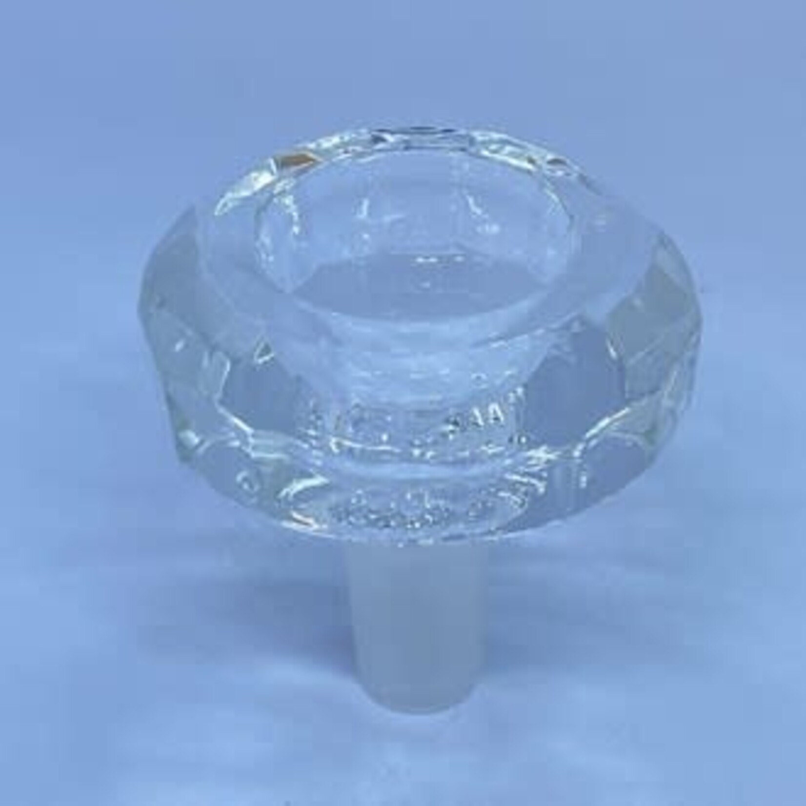 Smokerz Glass SMKZ              14mm Clear Diamond Cut Large Bowl    A009