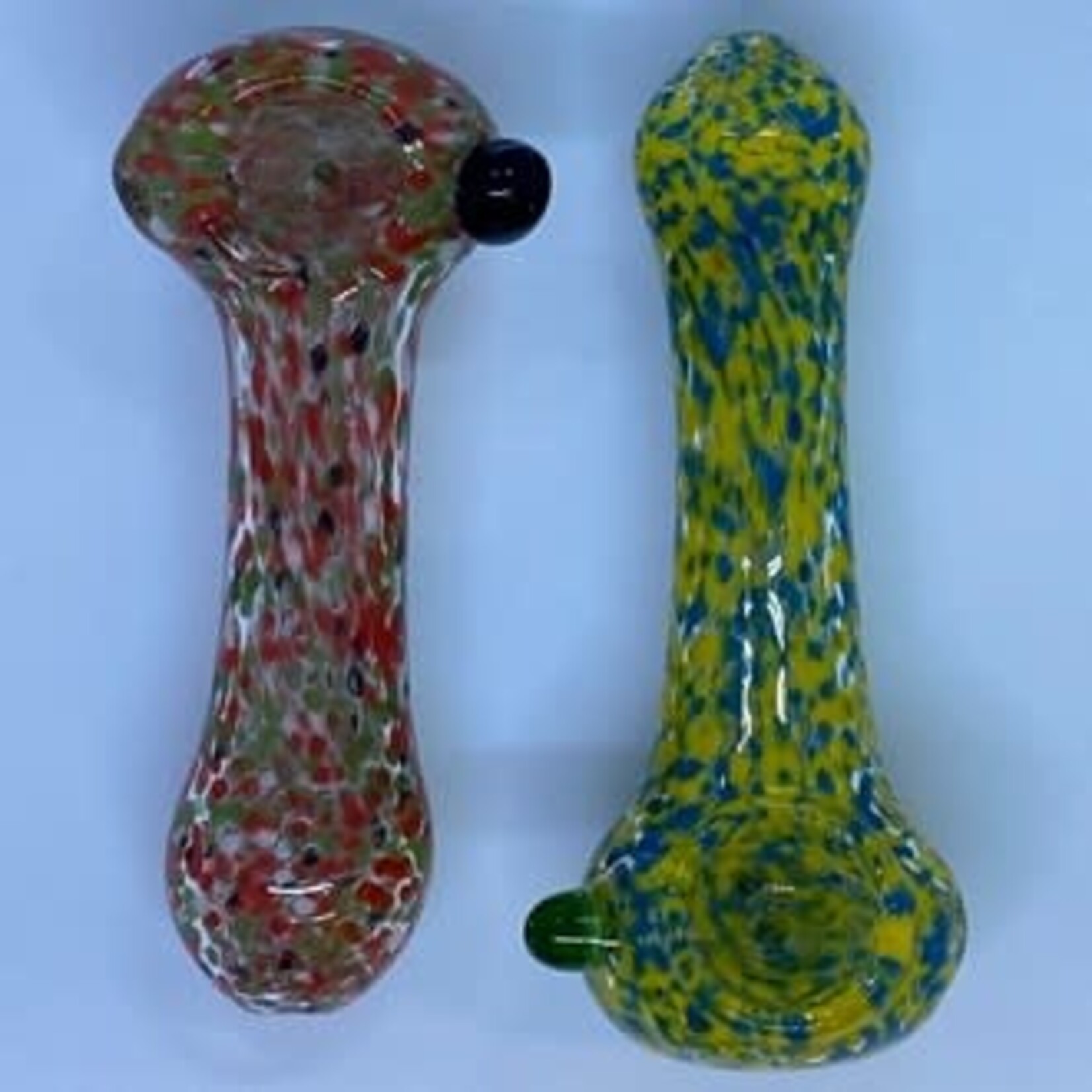 Smokerz Glass SMKZ      4" Frit Dots Spoon             IP04